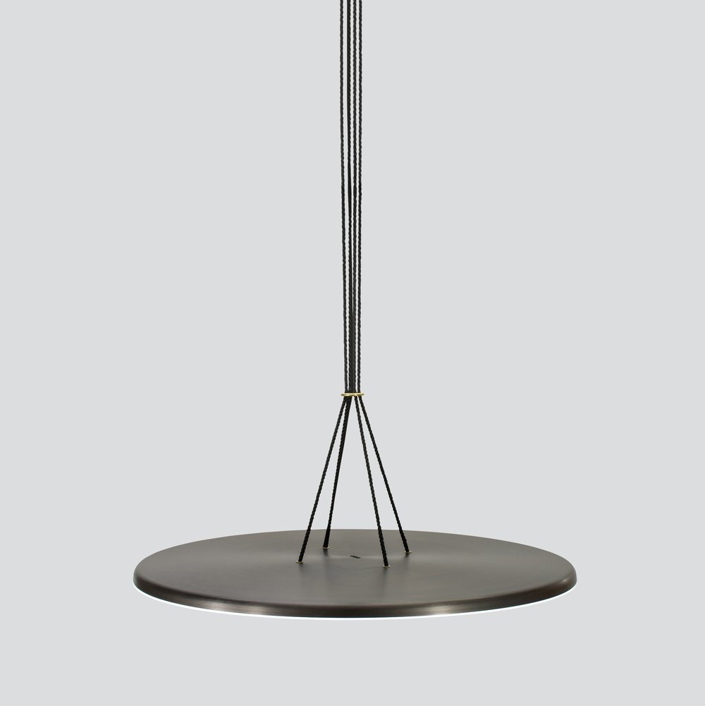 Button 90 Pendant, Black