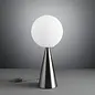 Bilia Table Lamp, Nickel/White Fontana Arte