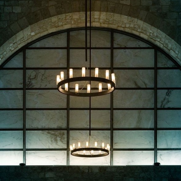 Chandelier, Black Fontana Arte