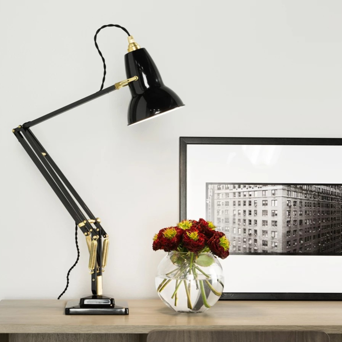 Original 1227 Lampe de bureau en laiton