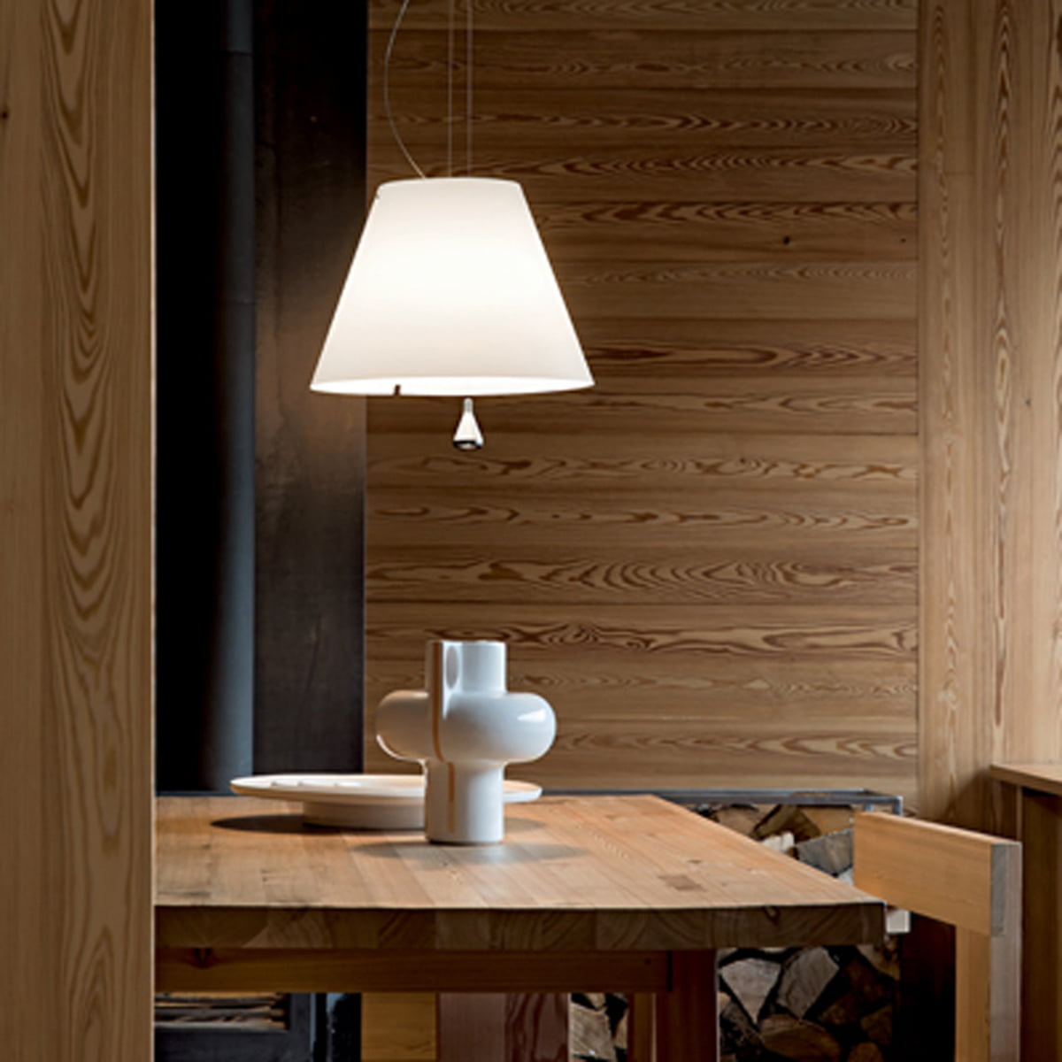 Costanzina Pendant, White Luceplan