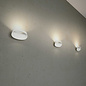 Bonnet LED Wall Sconce, White Fontana Arte