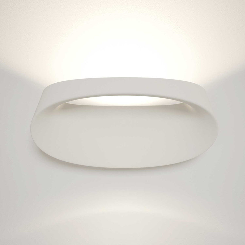 Bonnet LED Wall Sconce, White Fontana Arte