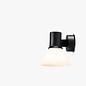 Type 80 W4 Wall Light Matte Black - Opal Glass