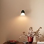 Type 80 W4 Wall Light Matte Black - Opal Glass