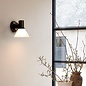 Type 80 W4 Wall Light Matte Black - Opal Glass