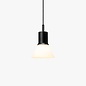 Type 80 Pendant Matte Black - Opal Glass