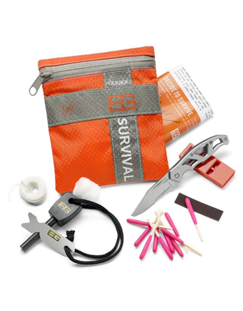 Gerber Bear Grylls Basic Survival/Emergency Kit - Shepherd and Schaller  Sporting Goods