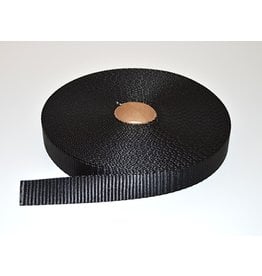 1" Webbing - Nylon - Black