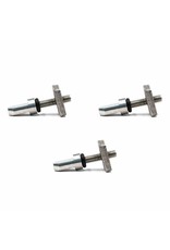 Level 6 Level Six Tool Free Fin Screw & Plate - 3 Pack