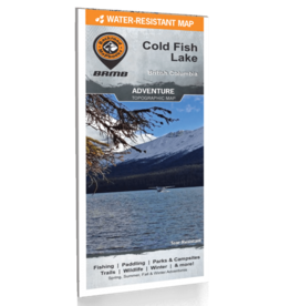 Backroad Maps BRMB Cold Fish Lake Adventure Map WP
