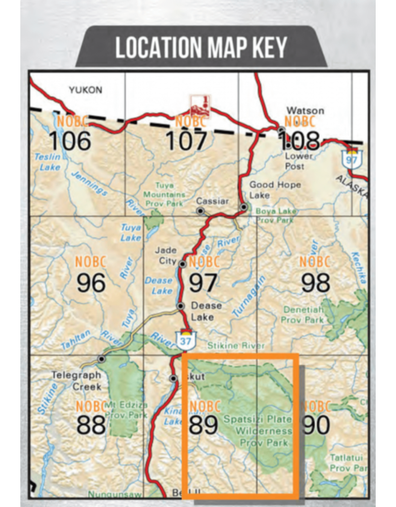 Backroad Maps BRMB Cold Fish Lake Adventure Map WP