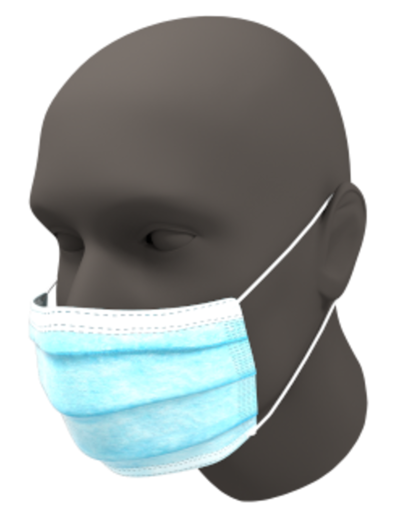 Dent-X  Astm Level 2 3-Ply Mask