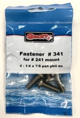 Scotty Scotty® 341F Fastener Set of 4, 7/8" Length