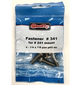 Scotty Scotty® 341F Fastener Set of 4, 7/8" Length