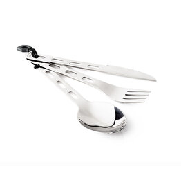 GSI Outdoors GSI Glacier Stainless 3pc. Ring Cutlery