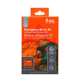 SOL SOL Emergency Bivvy XL w/ Rescue Whistle