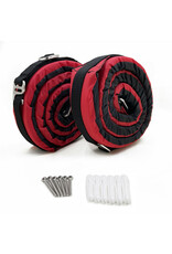 Blackwater Blackwater Padded Wall Straps - Red