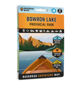 Backroad Maps BRMB Bowron Lake Provincial Park BC -Destination Map WP