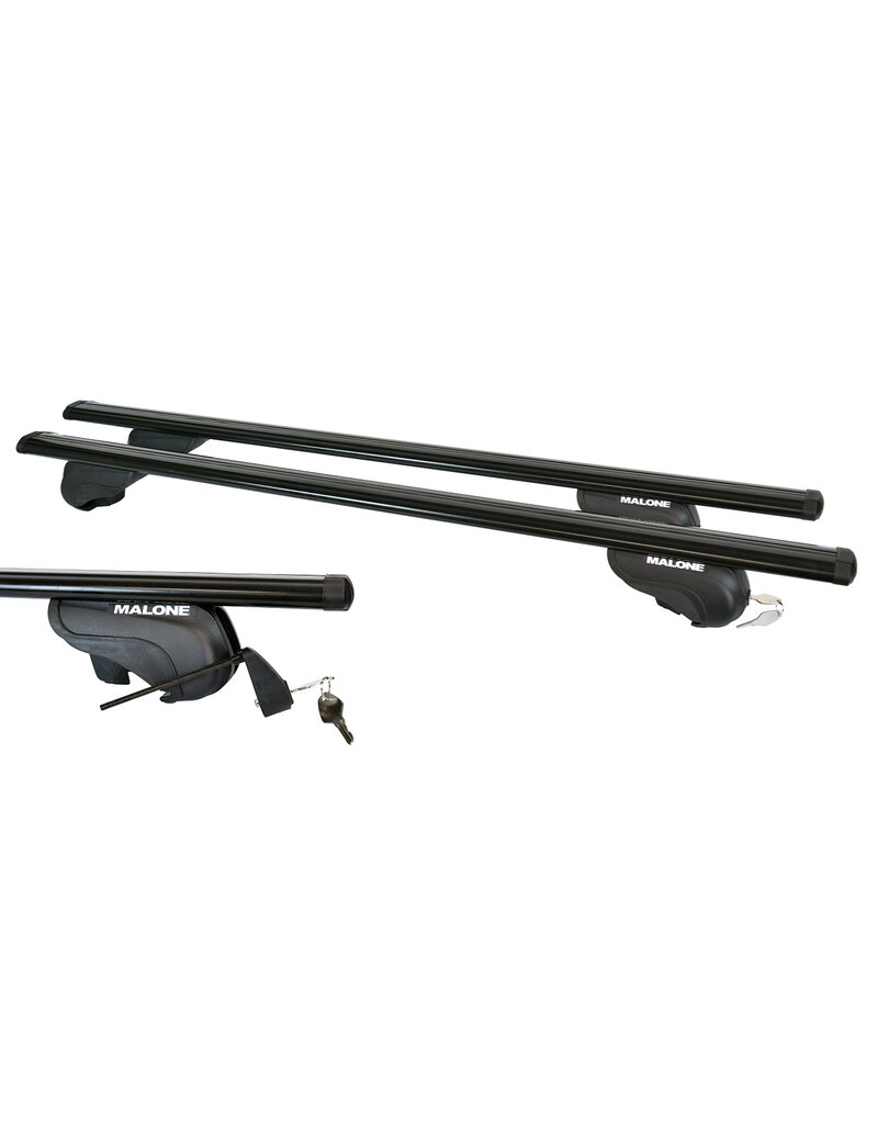 Malone Malone AirFlow2™ Roof Rack - Aero Crossbars - Raised, Factory Side Rails - Aluminum - 65"