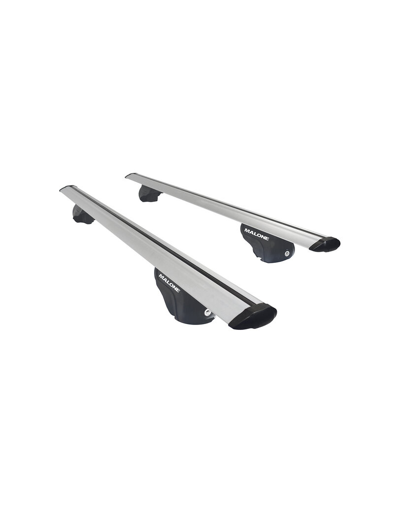 Malone Malone AirFlow2™ Roof Rack - Aero Crossbars - Raised, Factory Side Rails - Aluminum - 65"