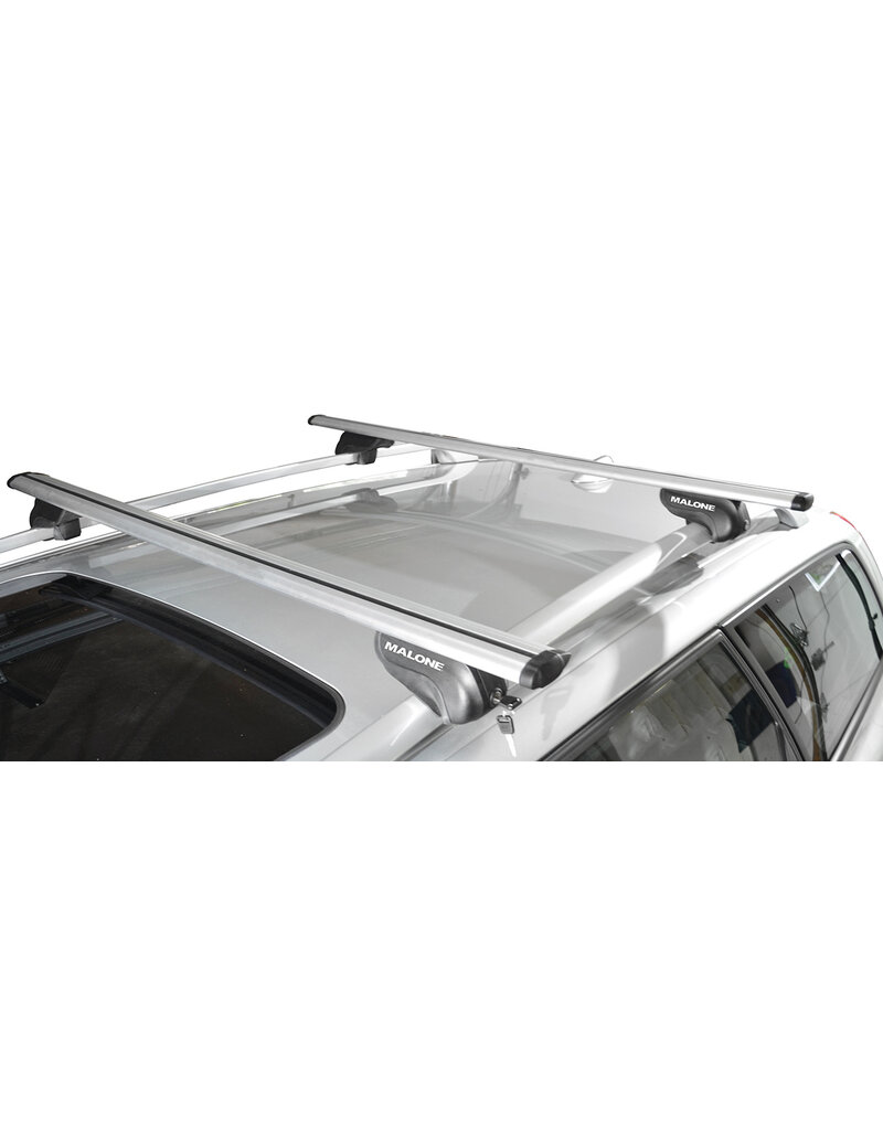 Malone Malone AirFlow2™ Roof Rack - Aero Crossbars - Raised, Factory Side Rails - Aluminum - 65"