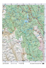 Backroad Maps BRMB Kootenay Rockies BC Spiral-9th