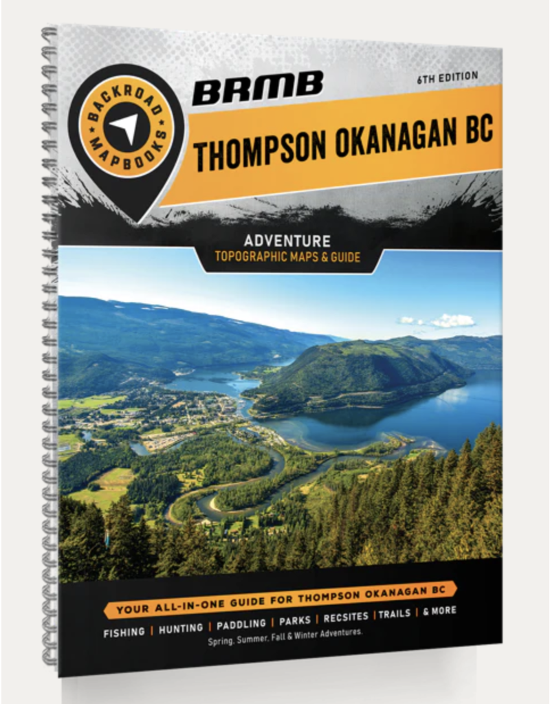 Backroad Maps BRMB Thompson/Okanagan BC Spiral-6th