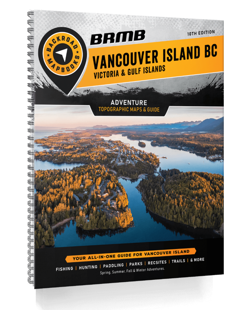 Backroad Maps BRMB Vancouver Island BC Spiral-10th