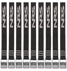 NRS NRS HD 1" Strap - Stealth Black - 4-Pack