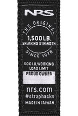 NRS NRS HD 1" Strap - Stealth Black - 4-Pack