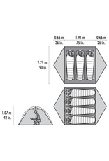 MSR MSR Hubba Hubba™  HD 3-Person Backpacking Tent