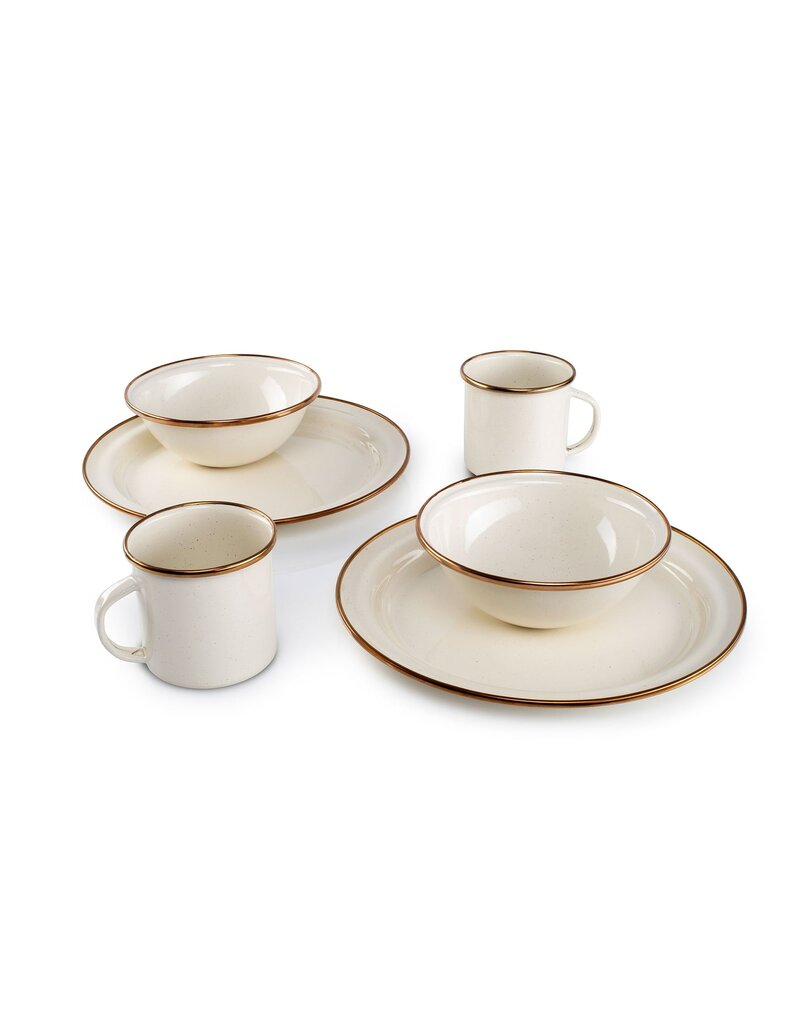 GSI Outdoors GSI Mesa 2 Person Enamelware Tableset