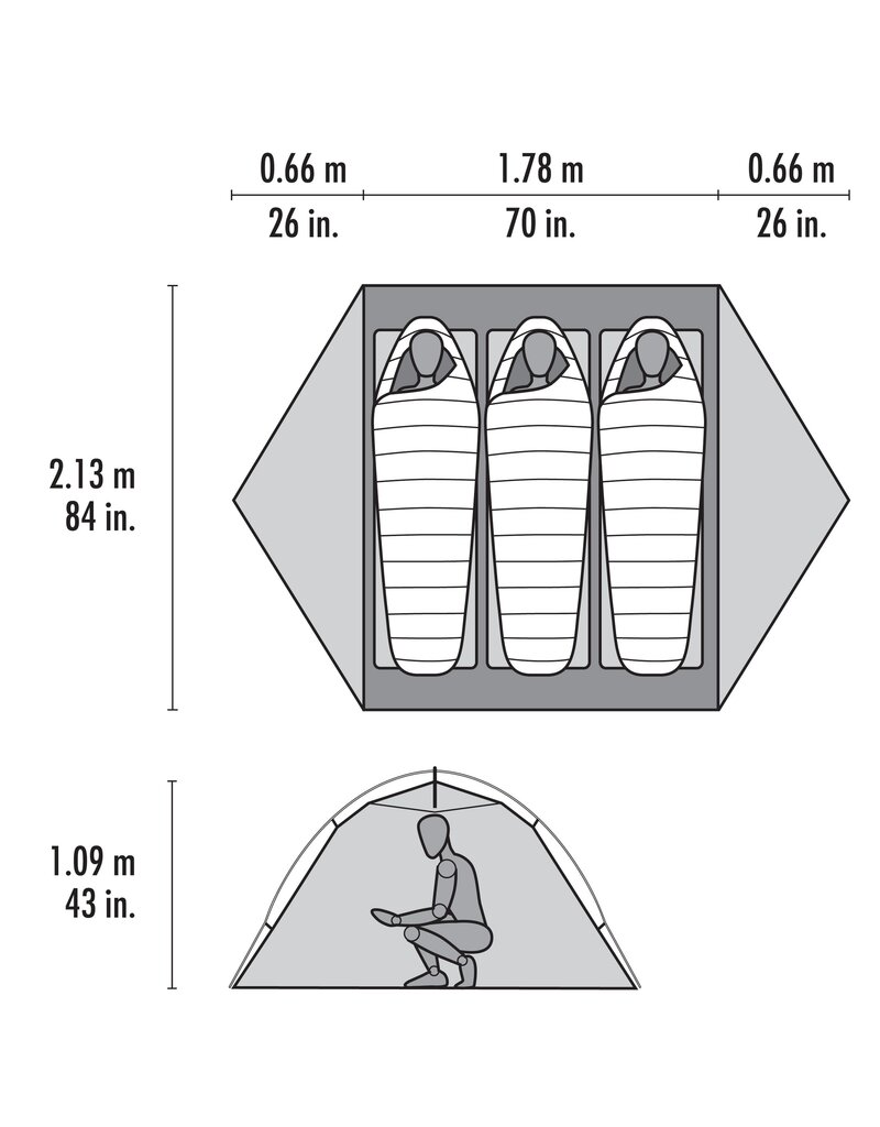 MSR MSR Elixir™ 3-Person Backpacking Tent