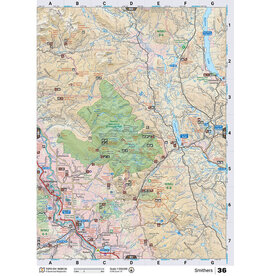 Backroad Maps BRMB NOBC36 Topo Map - Smithers WP
