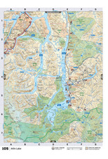 Backroad Maps BRMB NOBC105 Topo Map - Atlin WP