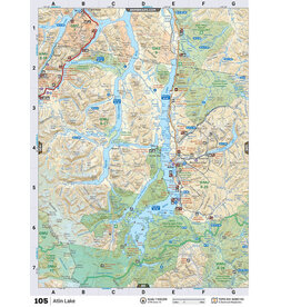 Backroad Maps BRMB NOBC105 Topo Map - Atlin WP