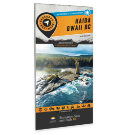 Backroad Maps BRMB Haida Gwaii BC - Recreation Map - 4th WP