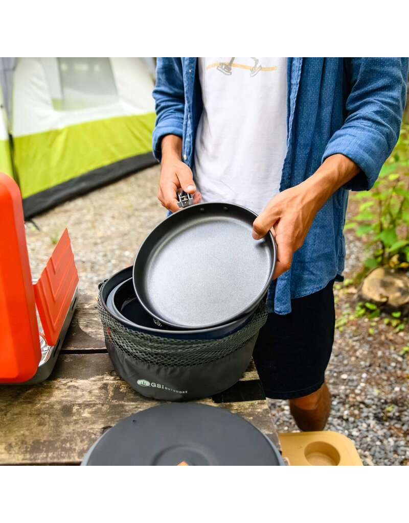 GSI Outdoors GSI Bugaboo Ceramic Base Camper, Camp Cookset Medium