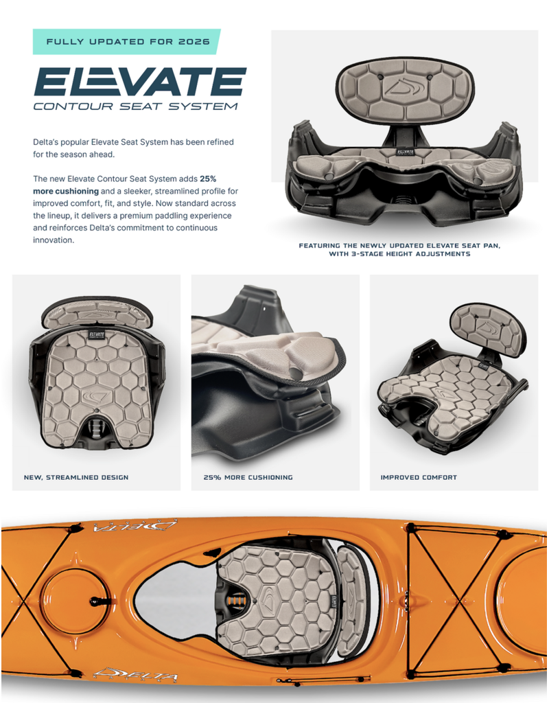 Delta Kayaks Delta 10AR - Updated Seat System!