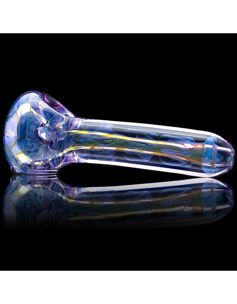 Multiverse Multiverse Inside Out CFL Purple Glass Spoon Pipe (A)