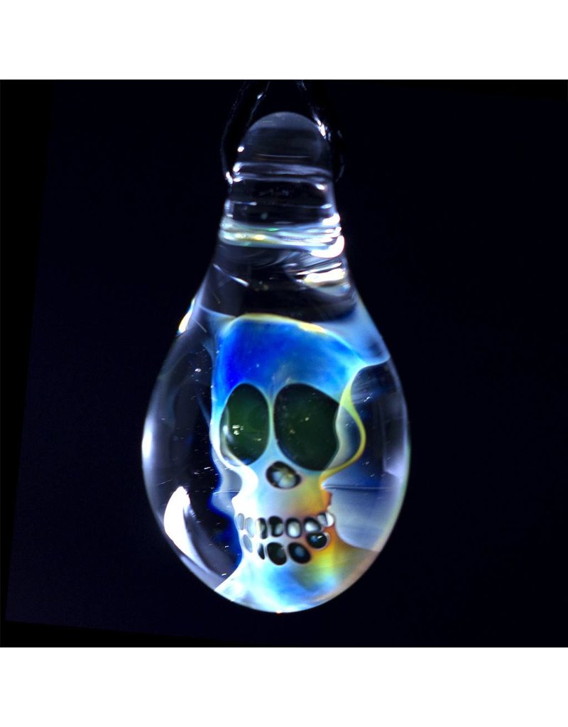 Bob Snodgrass Bob Snodgrass Fume Glass Pendant with UV Accents 1