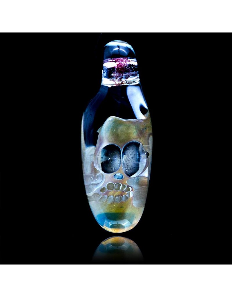 Bob Snodgrass Bob Snodgrass Fume Skull Glass Pendant 5