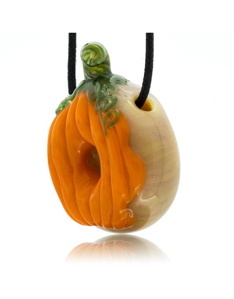 KGB x Sarah Marblesbee FF UV Pumpkin #8 Donut Pendant KGB x Sarah Marblesbee