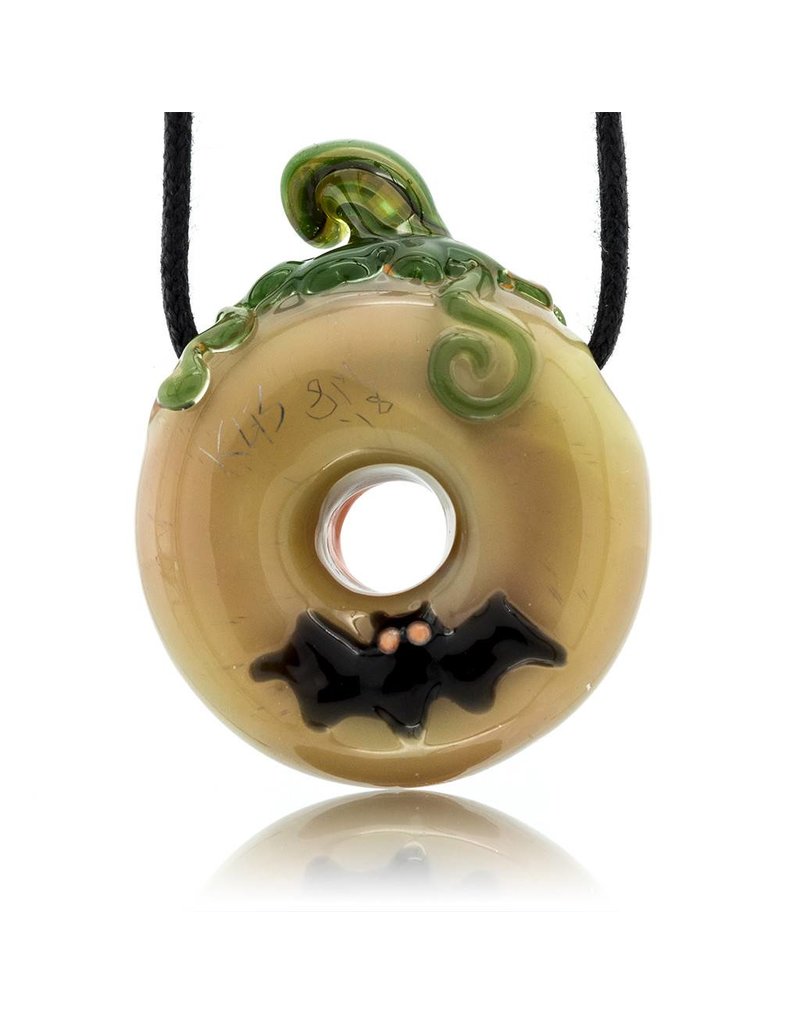 KGB x Sarah Marblesbee FF UV Pumpkin #3 Donut Pendant KGB x Sarah Marblesbee