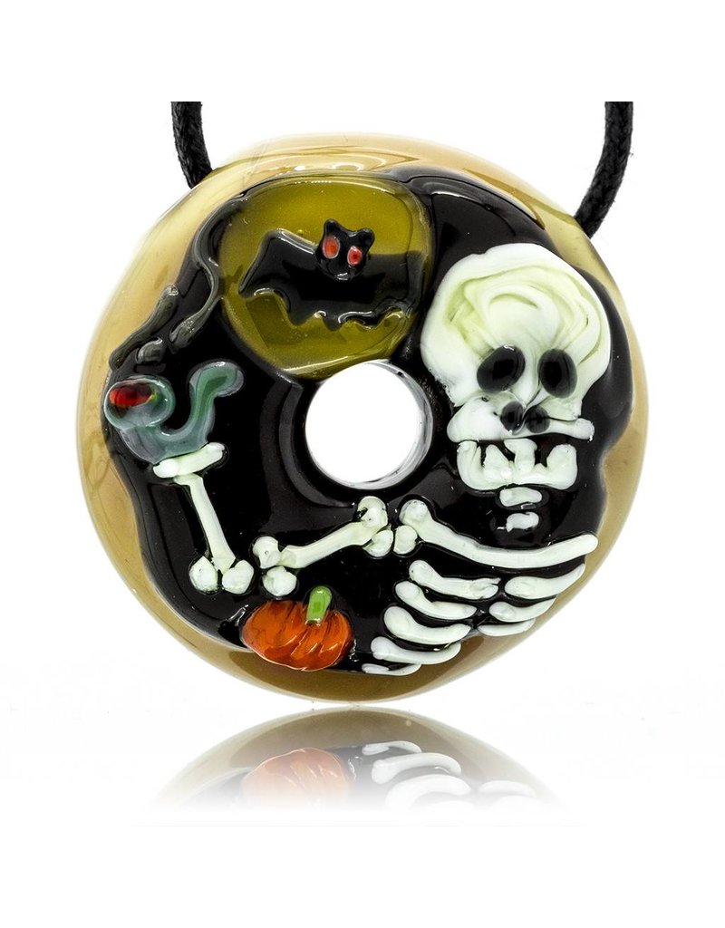 KGB x Sarah Marblesbee FF Skeleton & Sherlock Donut Pendant KGB x Sarah Marblesbee