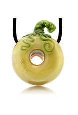 KGB x Sarah Marblesbee FF UV Pumpkin #4 Donut Pendant KGB x Sarah Marblesbee