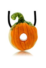 KGB x Sarah Marblesbee FF UV Pumpkin #4 Donut Pendant KGB x Sarah Marblesbee