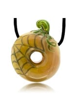 KGB x Sarah Marblesbee FF UV Pumpkin #6 Donut Pendant KGB x Sarah Marblesbee