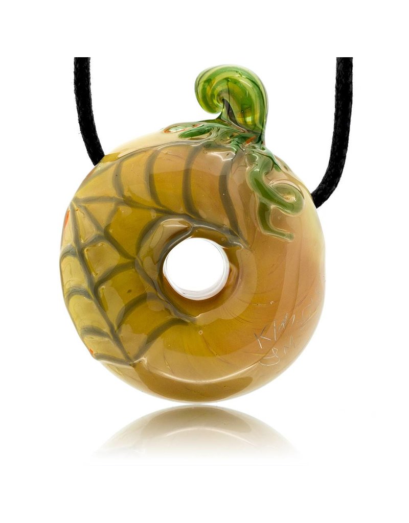 KGB x Sarah Marblesbee FF UV Pumpkin #6 Donut Pendant KGB x Sarah Marblesbee